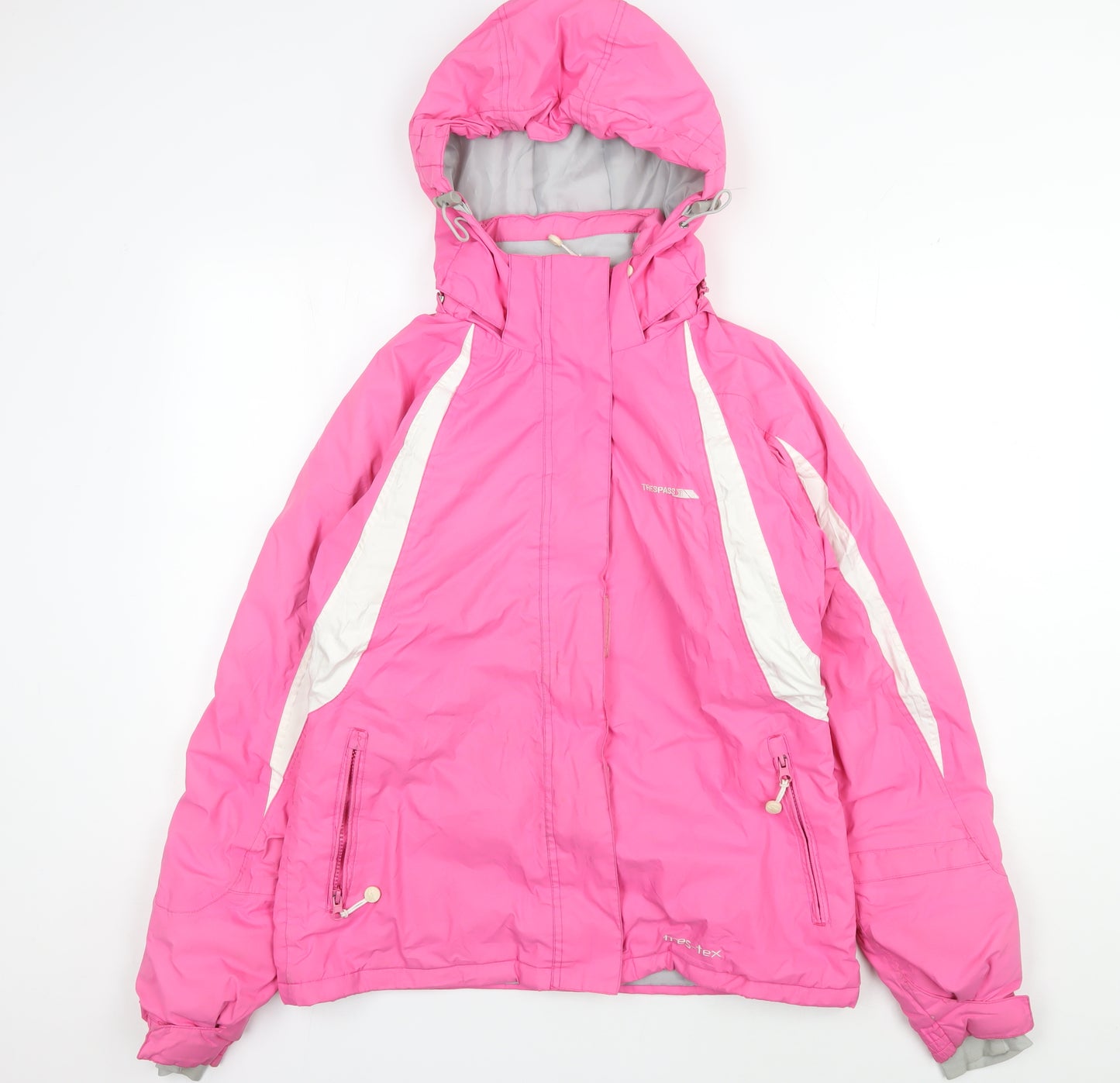Pink Trespass Women's Ski Jacket Size 14 Waterproof Windproof