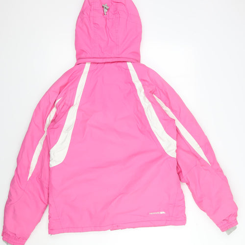 Pink Trespass Women's Ski Jacket Size 14 Waterproof Windproof