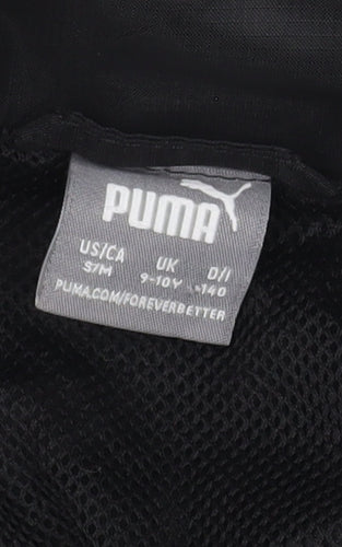 Puma Boys Black Track Jacket 9-10 Years Sportswear