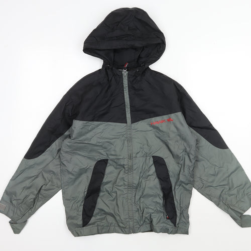 Hawk Unisex Adults Black Grey XS Windbreaker Jacket