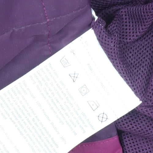 Regatta Women's Purple Rain Jacket, Size 10, Hooded