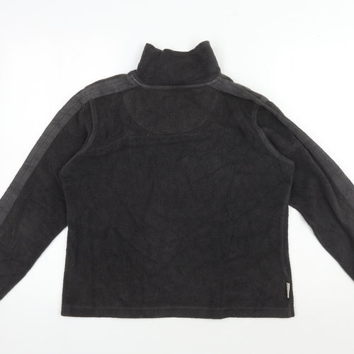 Women's Black Fleece Pullover Sweatshirt Size 12
