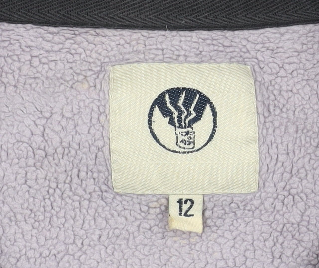 Women's Black Fleece Pullover Sweatshirt Size 12