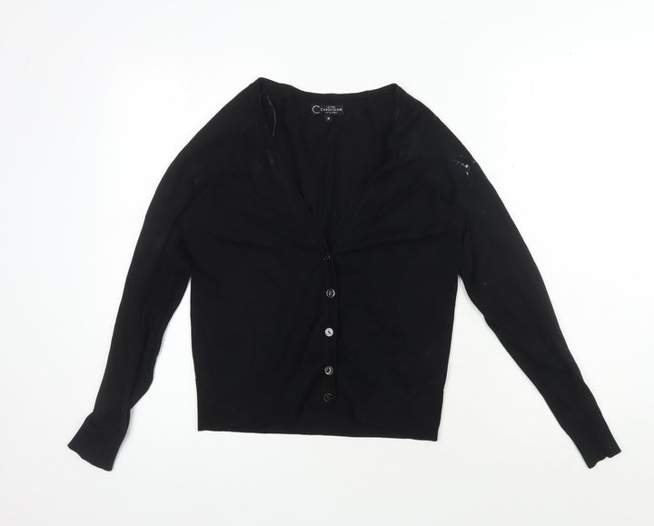 New Look Women's Black Cardigan, Size 10, Viscose Blend