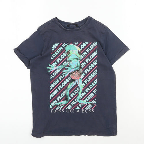 George Boys Blue Graphic T-Shirt, Size 7-8 Years, Funny Design