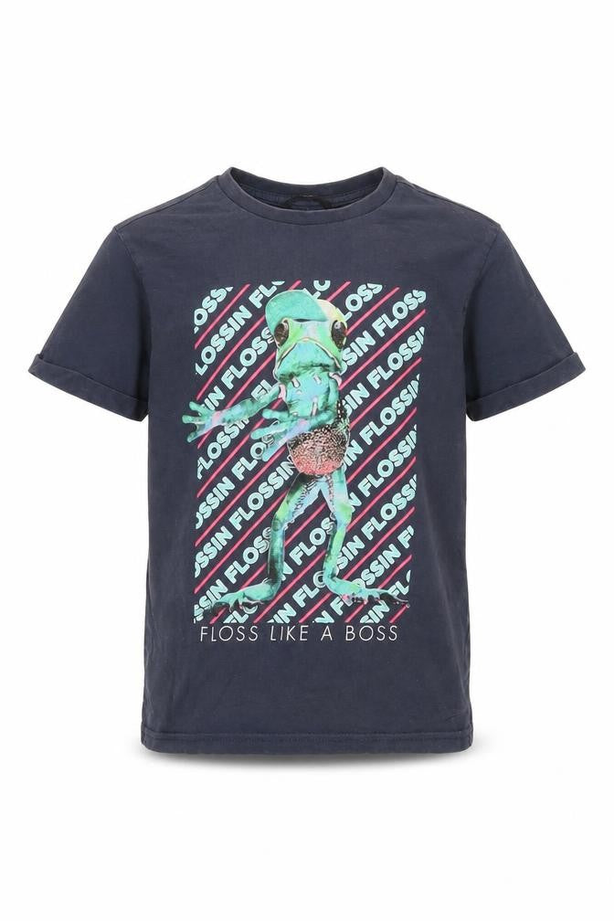 George Boys Blue Graphic T-Shirt, Size 7-8 Years, Funny Design