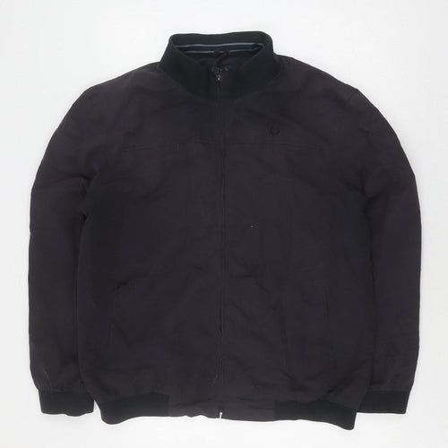 Lincoln Men's Black Bomber Jacket L Casual