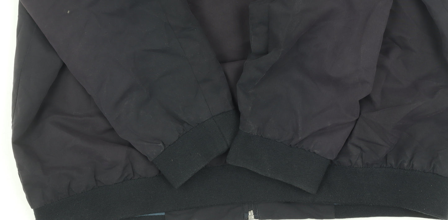 Lincoln Men's Black Bomber Jacket L Casual