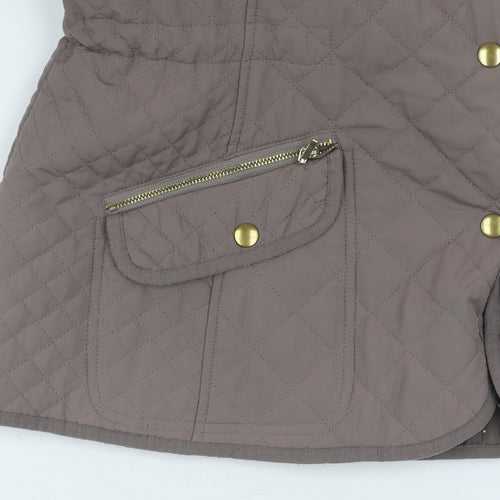 Marks and Spencer Women's Brown Quilted Jacket, Size 18