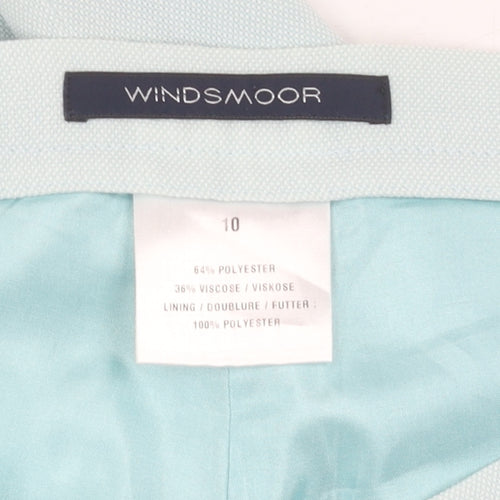 Windsmoor Women's Blue Trousers Size 10, Straight Leg