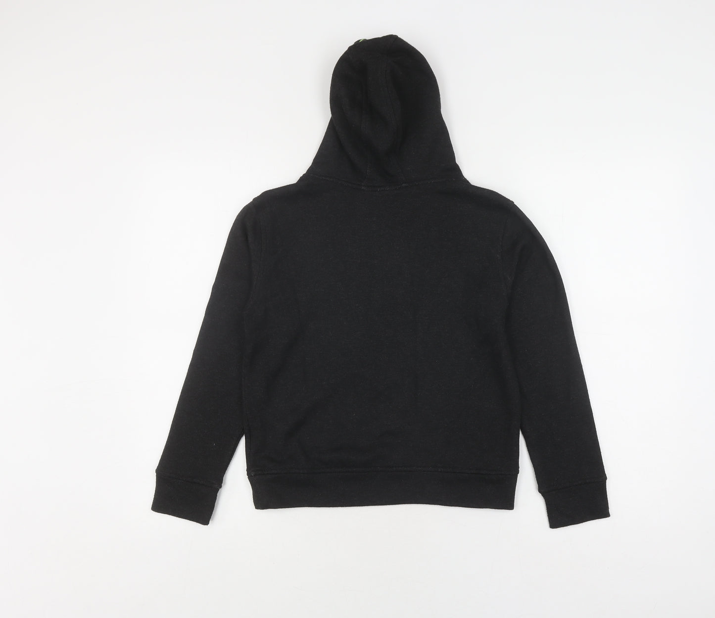 Puma Boys Black Hoodie 6-7 Years Logo Pullover Jersey