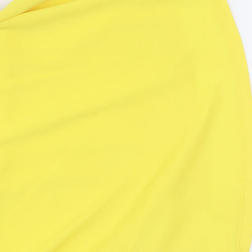 Nike Women's Yellow Dri-Fit T-Shirt M