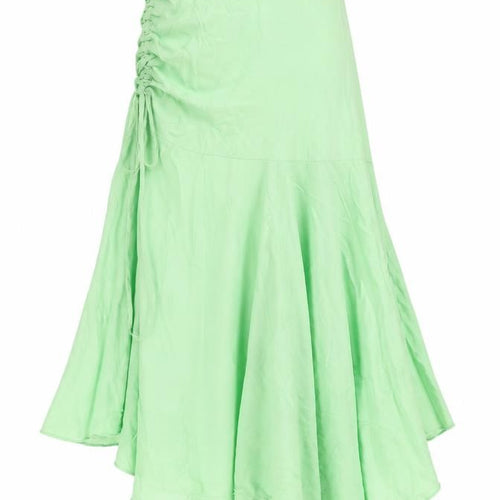 ASOS Women's Green Skirt Size 4 Viscose Elastic Waist