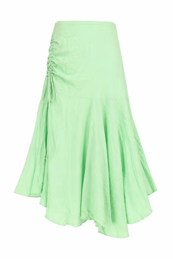 ASOS Women's Green Skirt Size 4 Viscose Elastic Waist