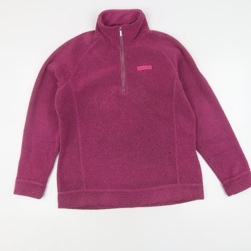 Craghoppers Women's Purple Full Zip Sweatshirt Size 14