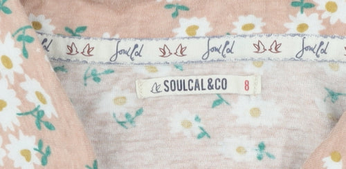 Soulcal & Co Floral Button-Up Sleeveless Shirt