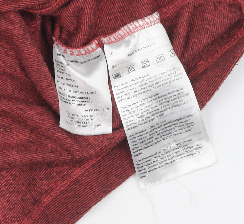 Regatta Womens Red Pullover Sweatshirt Size 12