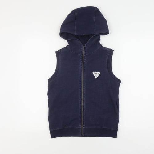 Sonneti Boys Navy Sleeveless Hooded Jacket 10-12 Years