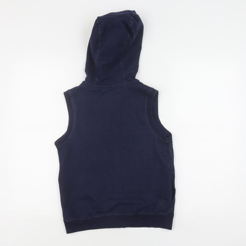 Sonneti Boys Navy Sleeveless Hooded Jacket 10-12 Years