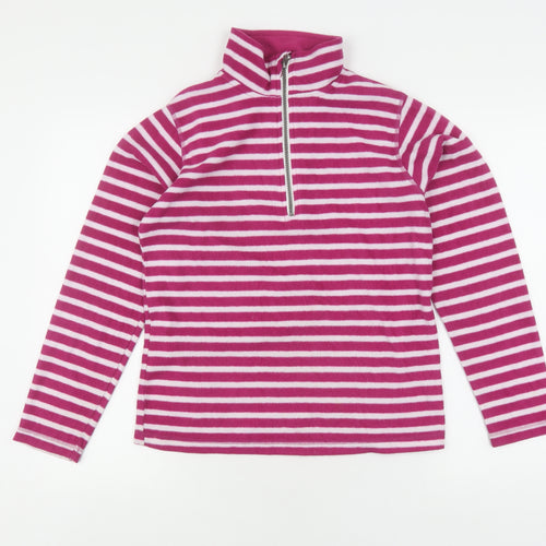 GAP Women's Pink Striped Sweatshirt Long Sleeve S