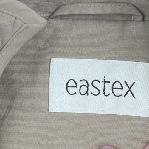 Eastex Women's Beige Quilted Coat - Size 18, Casual