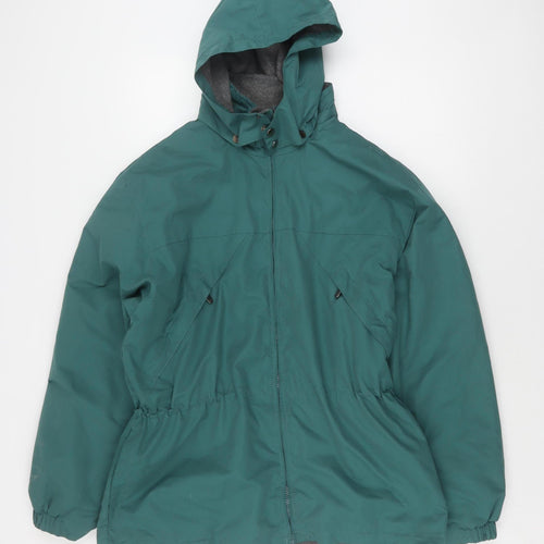 Cotton Traders Women's Green Parka Jacket, M