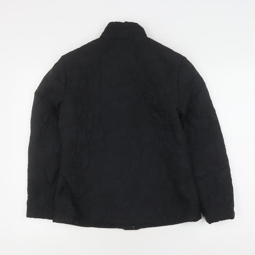 Per Una Women's Black Quilted Jacket Size S