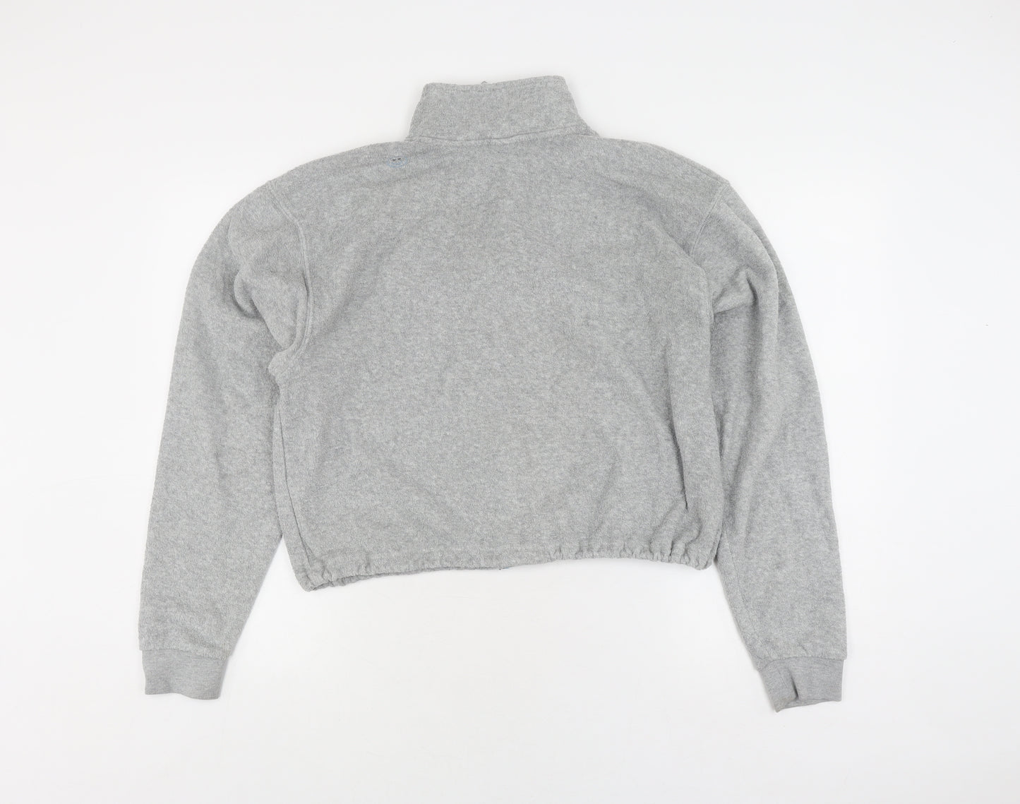 Urban Unisex Grey Fleece Sweatshirt M Zip Casual