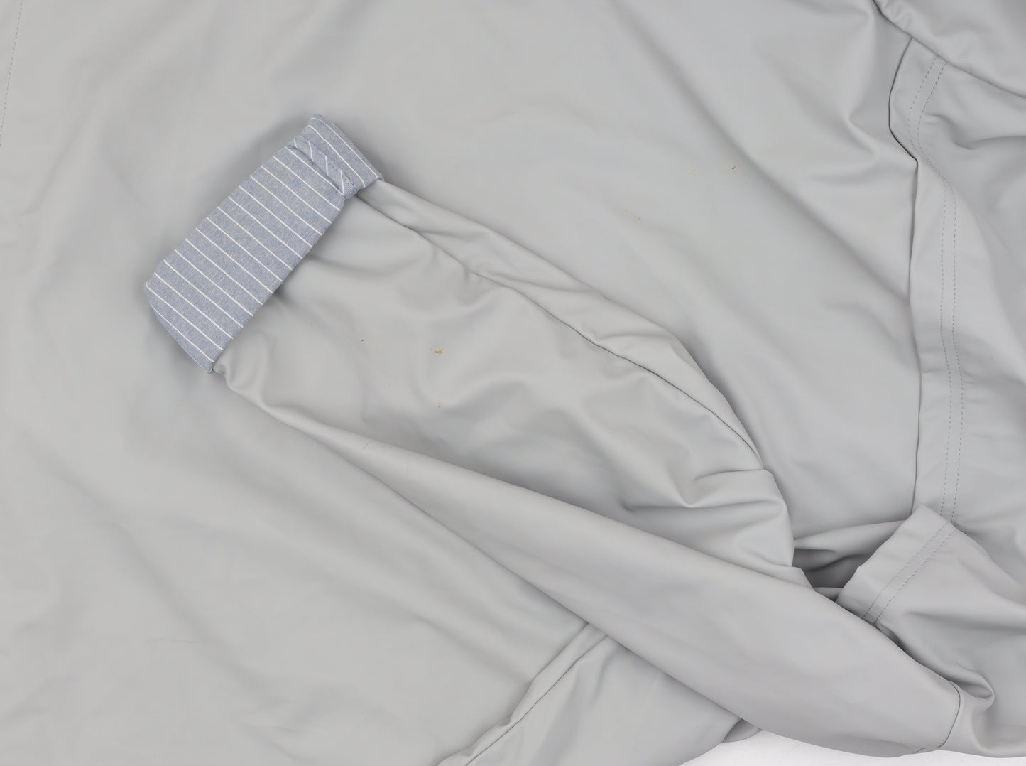 Lighthouse Women's Grey Raincoat, Size 20, Hooded, Zip