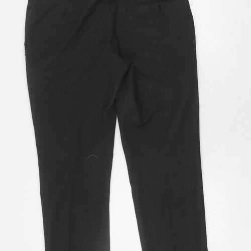 Burton Men's Black 38 Trousers Polyester Viscose
