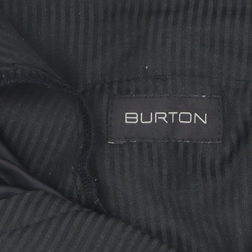 Burton Men's Black 38 Trousers Polyester Viscose
