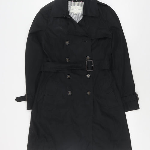 Banana Republic Women's Black Trench Coat, Size S