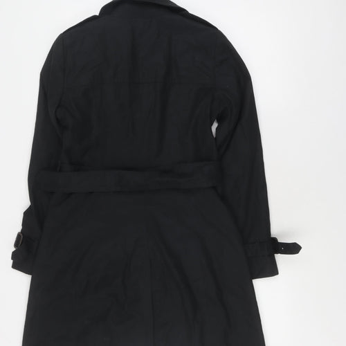 Banana Republic Women's Black Trench Coat, Size S