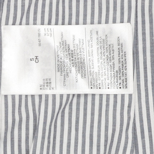 Banana Republic Women's Black Trench Coat, Size S