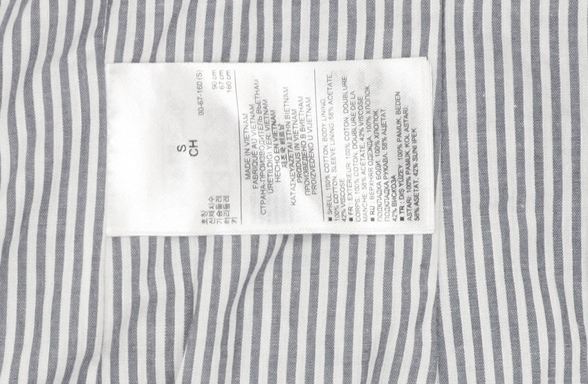 Banana Republic Women's Black Trench Coat, Size S