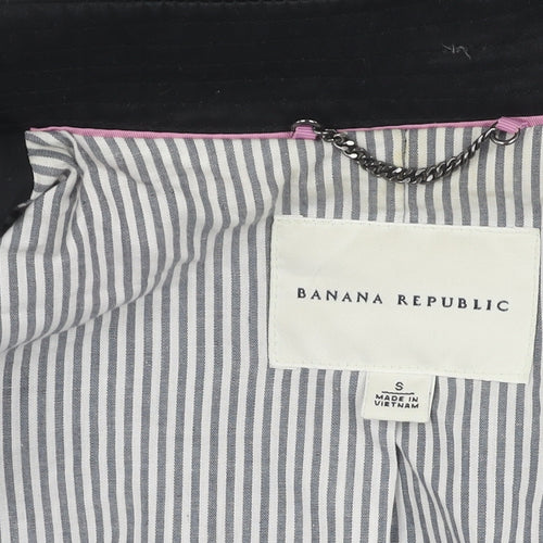 Banana Republic Women's Black Trench Coat, Size S