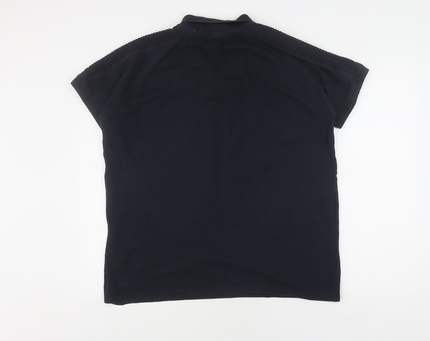 883 Police Men's Black XL Polo Shirt - Short Sleeve, Logo