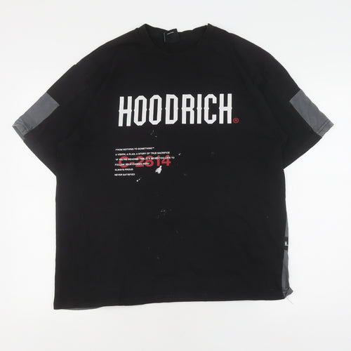 Hoodrich Men's Black XL Graphic Print T-Shirt