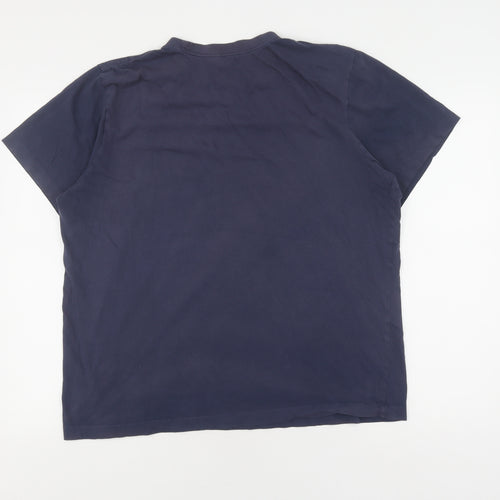 Nike Men's Blue Crew Neck T-Shirt L