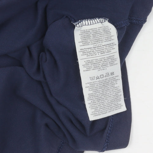 Nike Men's Blue Crew Neck T-Shirt L