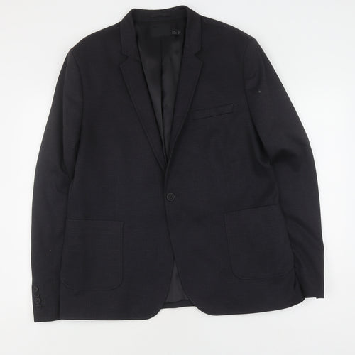 ASOS Men's Black Blazer 46 - Classic Formal Style