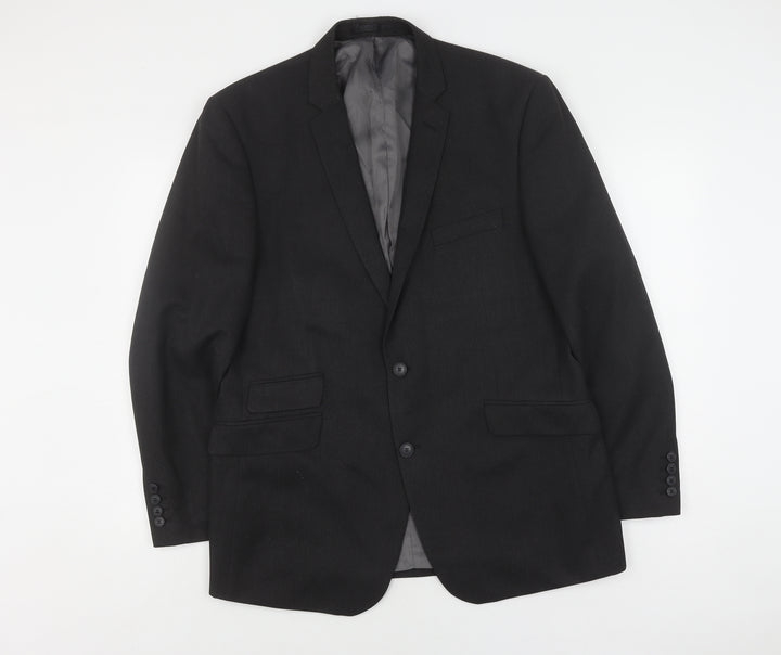 Burton Black Men's Blazer 44 Regular Business Jacket
