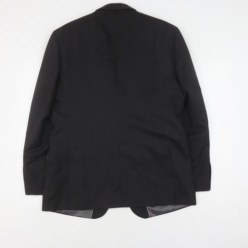 Burton Black Men's Blazer 44 Regular Business Jacket
