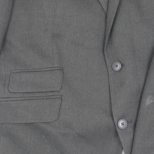 Burton Black Men's Blazer 44 Regular Business Jacket
