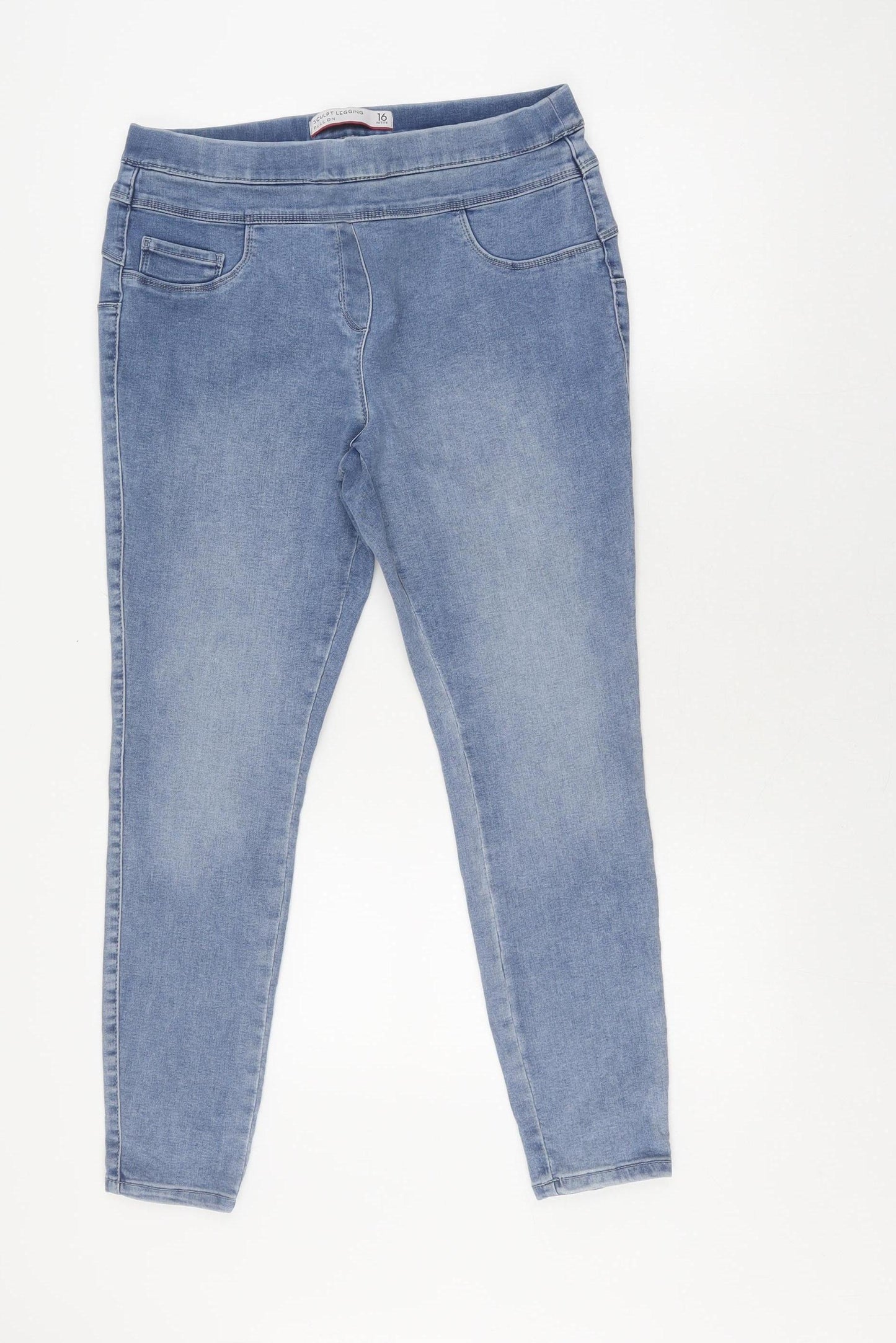 Next Women's Blue Petite Jegging Leggings Size 16