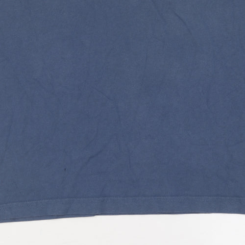 Penguin Men's Blue Crew Neck T-Shirt - Size M