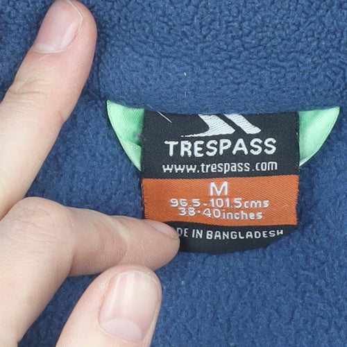 Trespass Mens Blue Full Zip Sweatshirt M