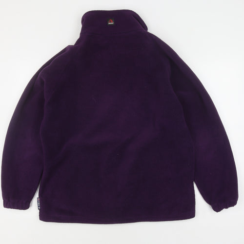 TOG 24 Women's Purple Fleece Jacket, M - Stylish & Warm