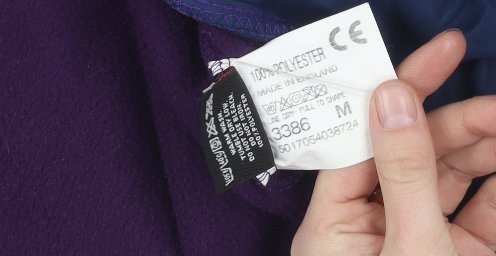 TOG 24 Women's Purple Fleece Jacket, M - Stylish & Warm