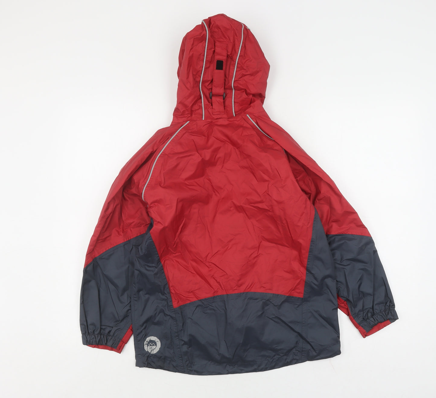 Spotty Otter Boys Red Parka Coat, Size 9-10 Years